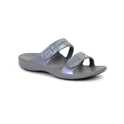 Aetrex Janey Sport Slide Grey